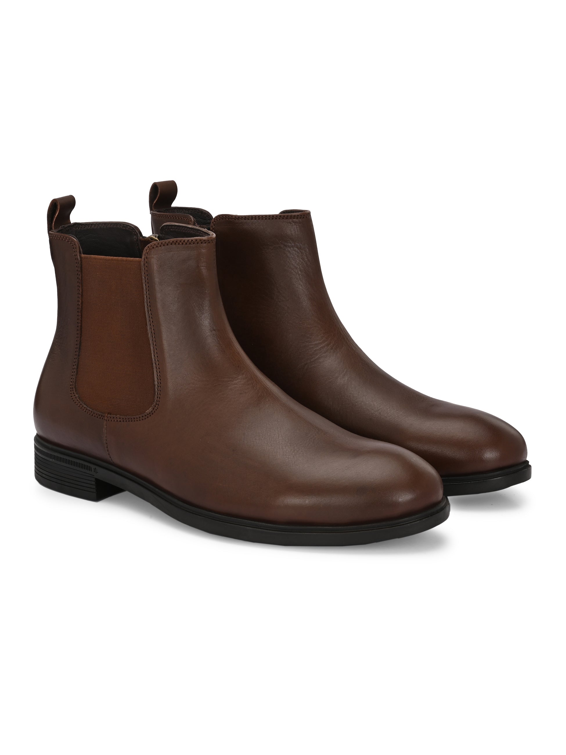 Egoss Shoes Egoss Leather Chelsea Boots For Men - view 16