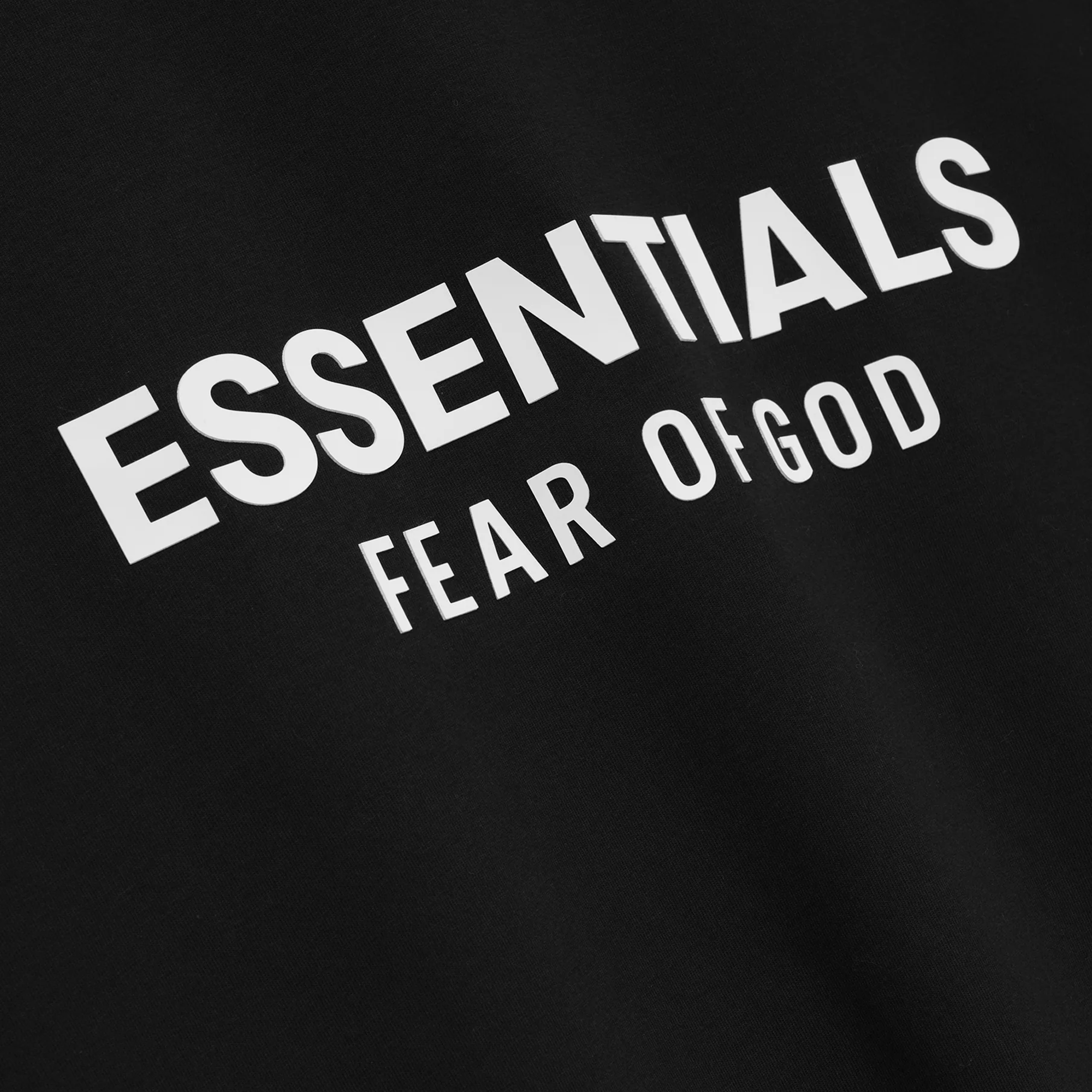 Fear Of God Essentials SS25 Classic Long Sleeve Tee Jet Black - view 2