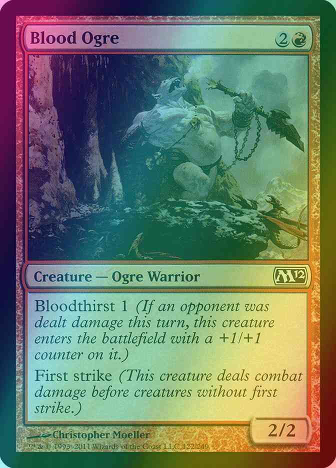 Ogre 122 magic – Blood Ogre [122] [Magic 2012] [Foil]