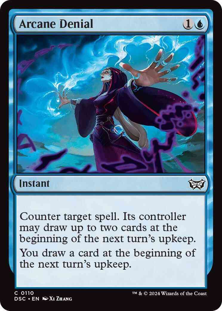 Arcane denial 110 – Magic Arcane Denial [110] [Duskmourn: House of Horror: Commander] [Non-Foil]