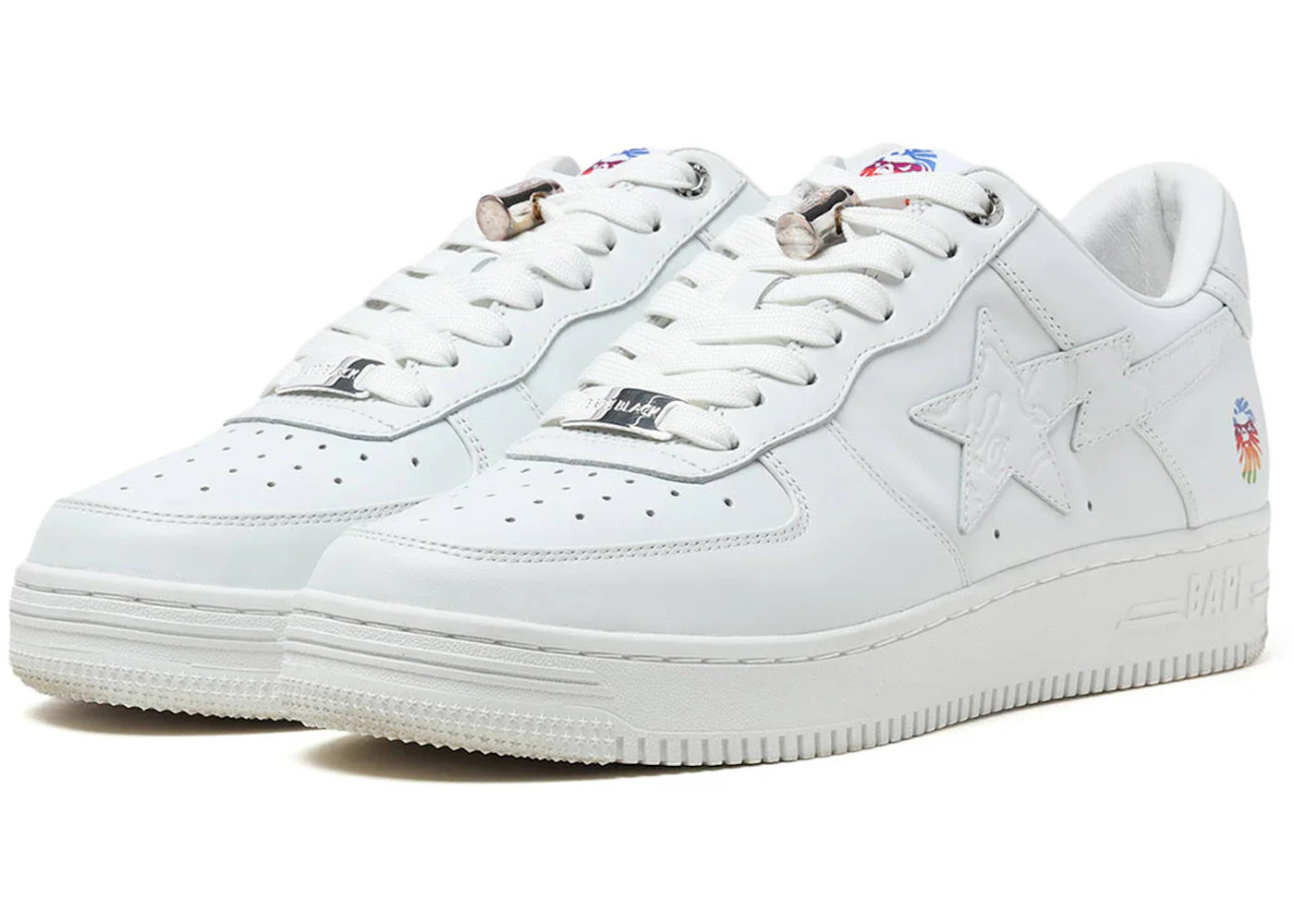 A Bathing Ape Bape Sta Bape Black Rainbow Cream - view 2