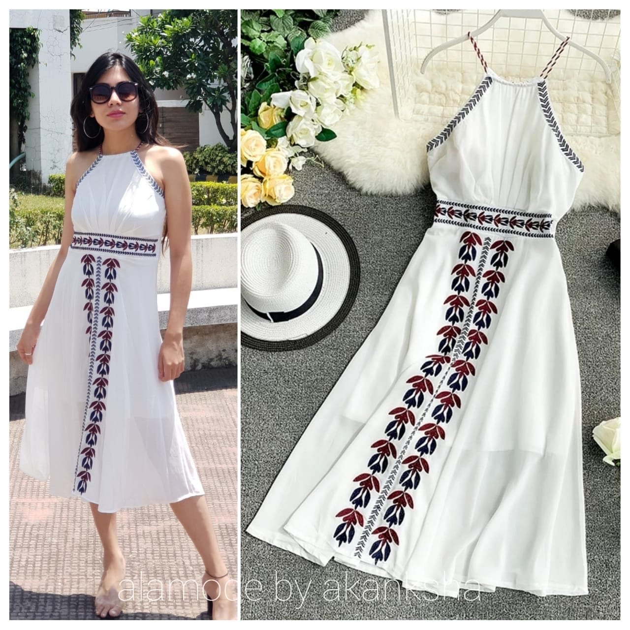 Alamode By Akanksha Harry Embroidered Dresses - view 4