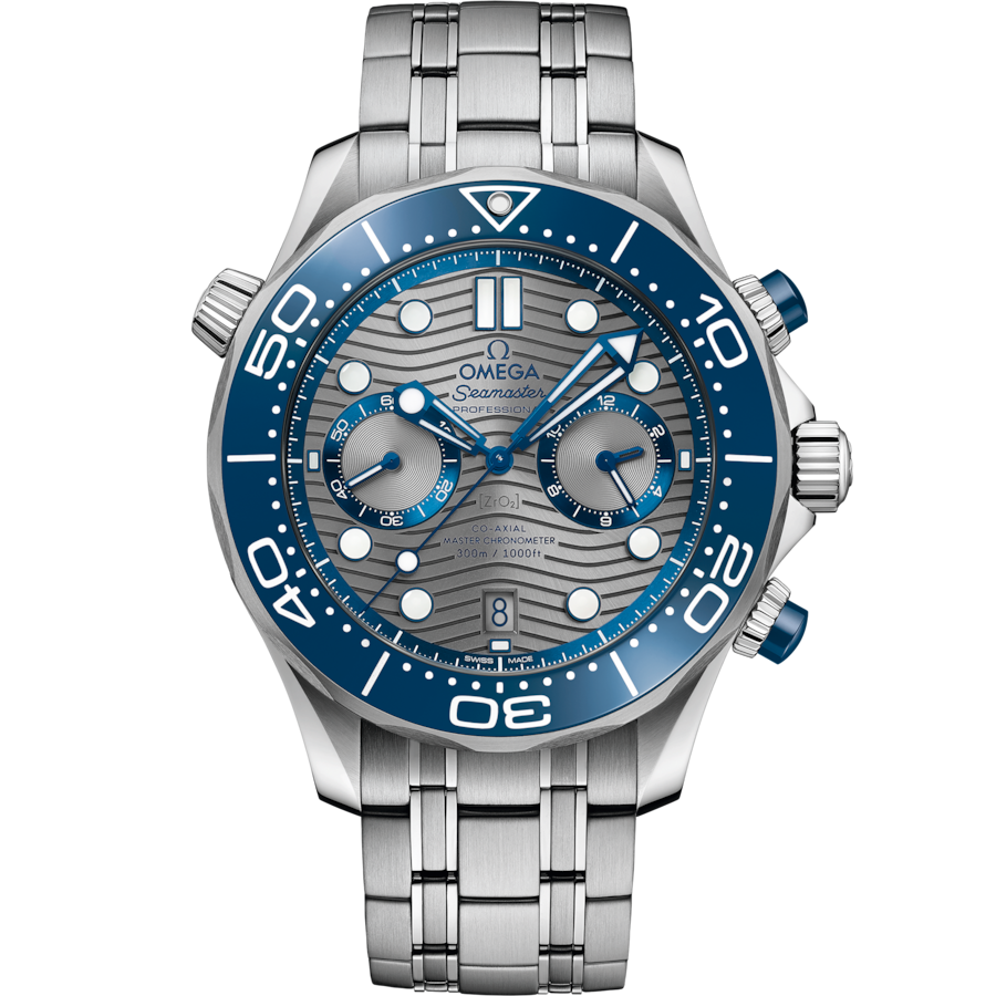 Omega Seamaster Diver 300M Co-Axial Master Chronometergrey Dial Men 44MM