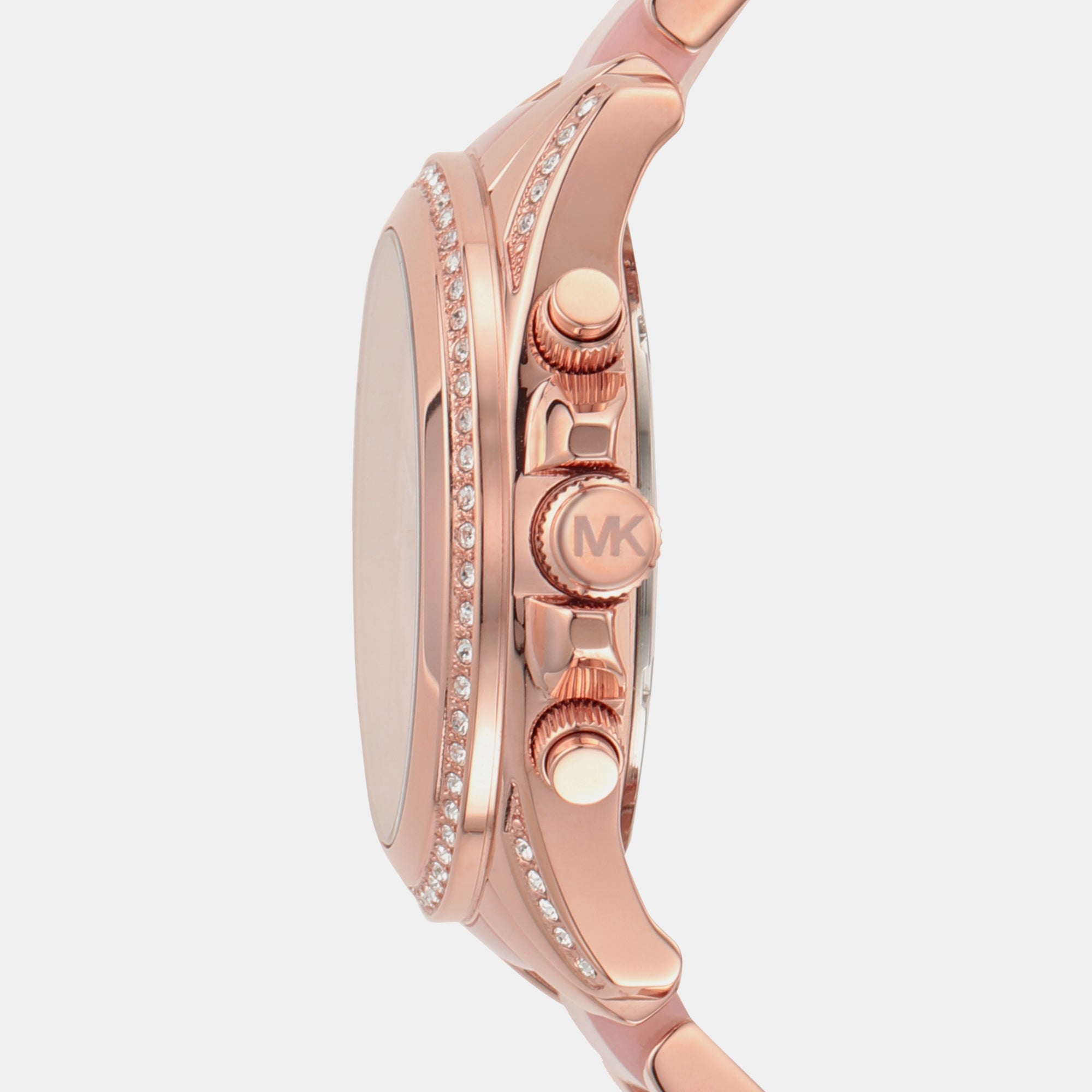 Michael Kors Blair Women Quartz Rose Gold Dial Chronograph Stainless Steel Watch MK6763 - view 3