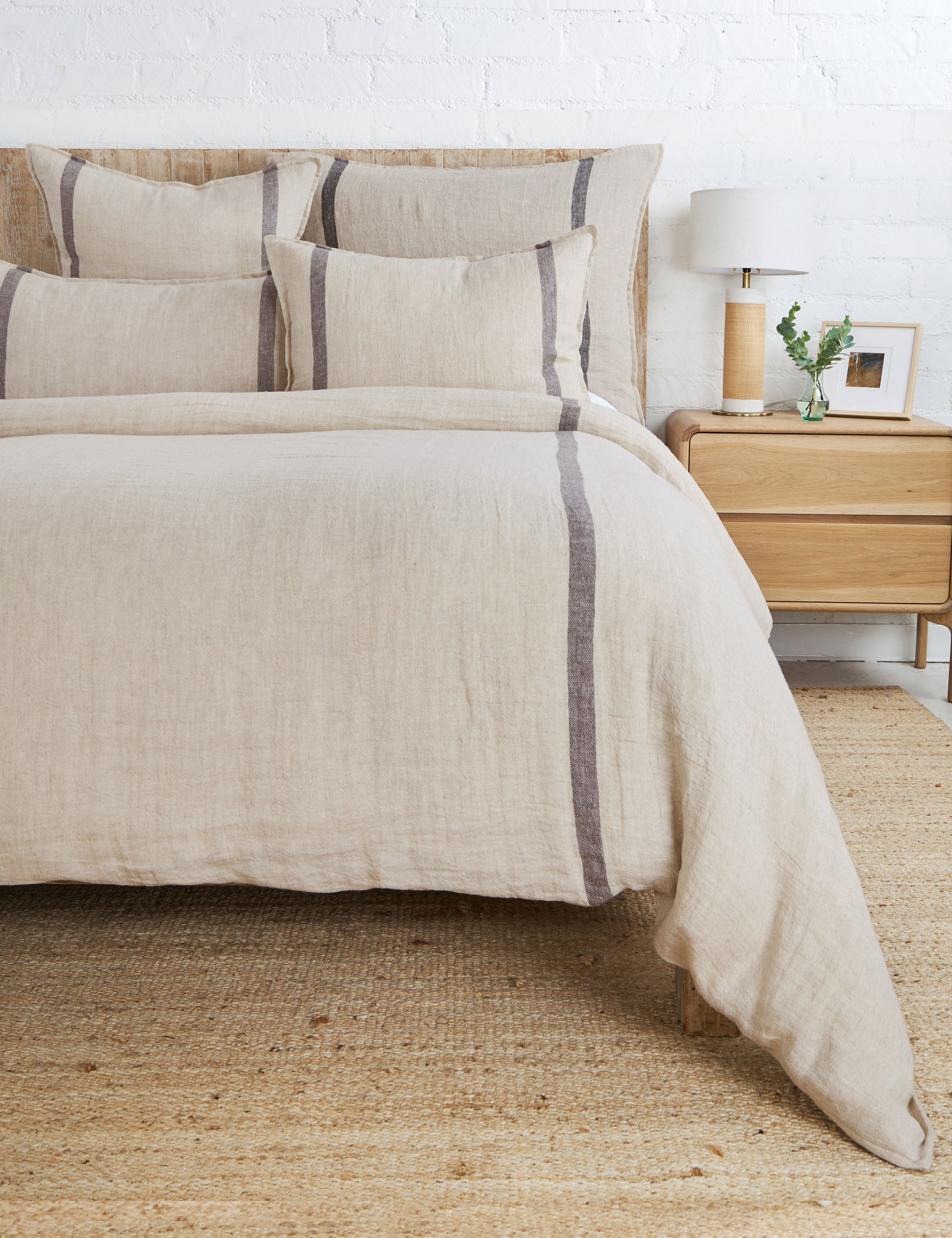 Lulu and Georgia Rory Linen Duvet Cover by Pom Pom at Home - view 12