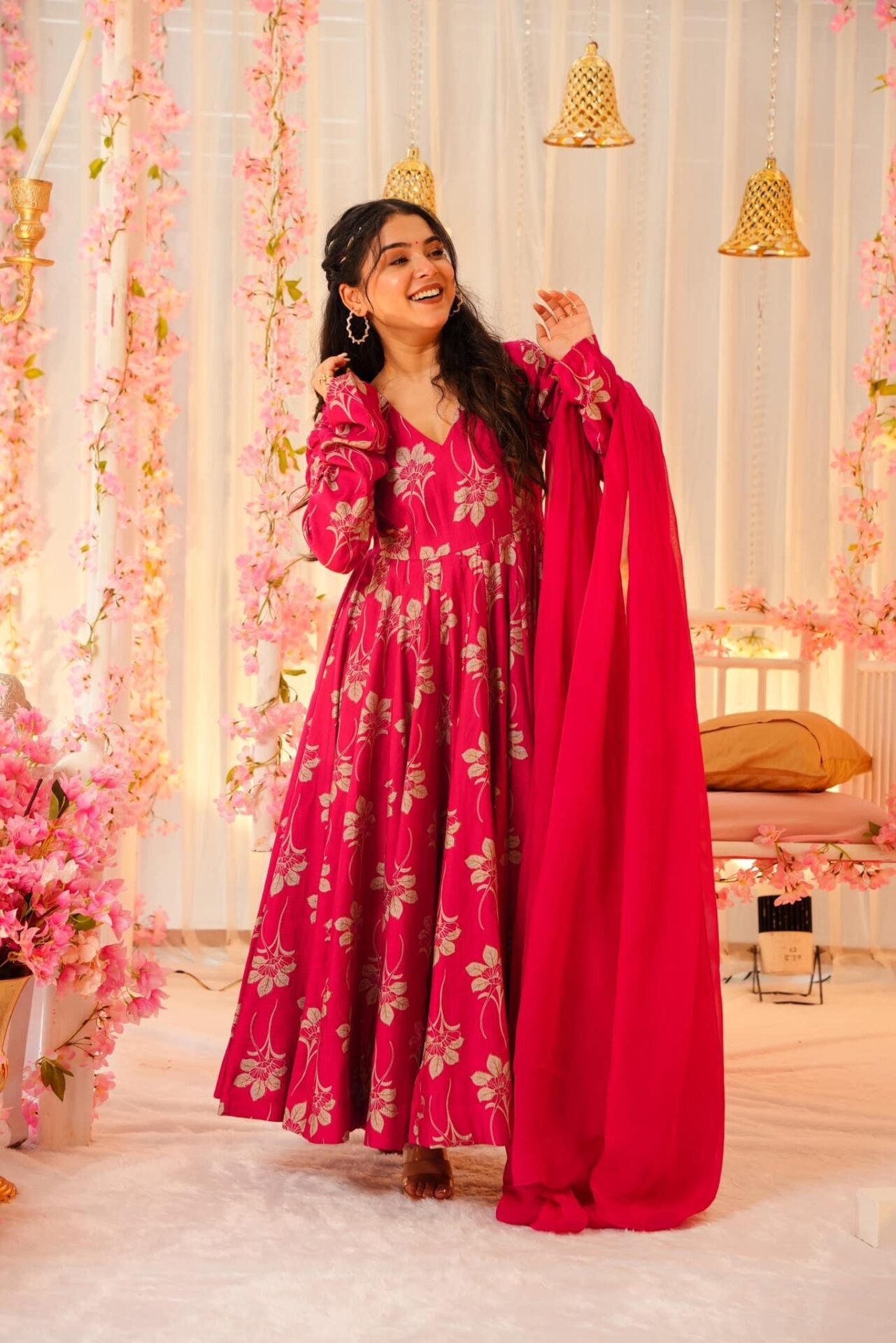 Idaho-o Pink leaf aura suit set - view 2