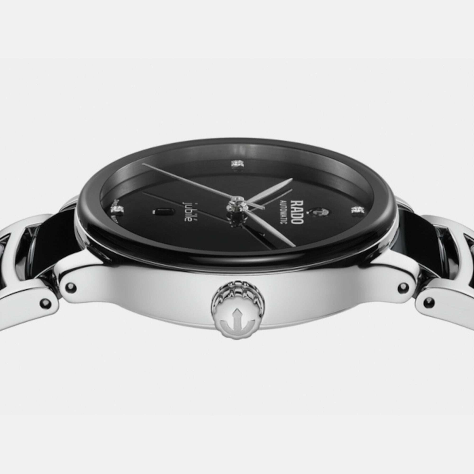 Rado Centrix Unisex Automatic Black Dial Analog Stainless Steel Watch R30020712 - view 2