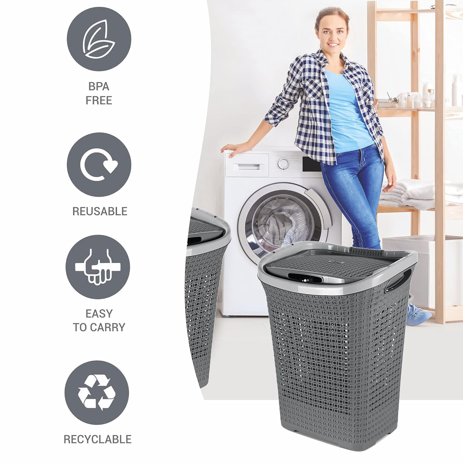 Pluto Laundry Basket (Milton) - view 4
