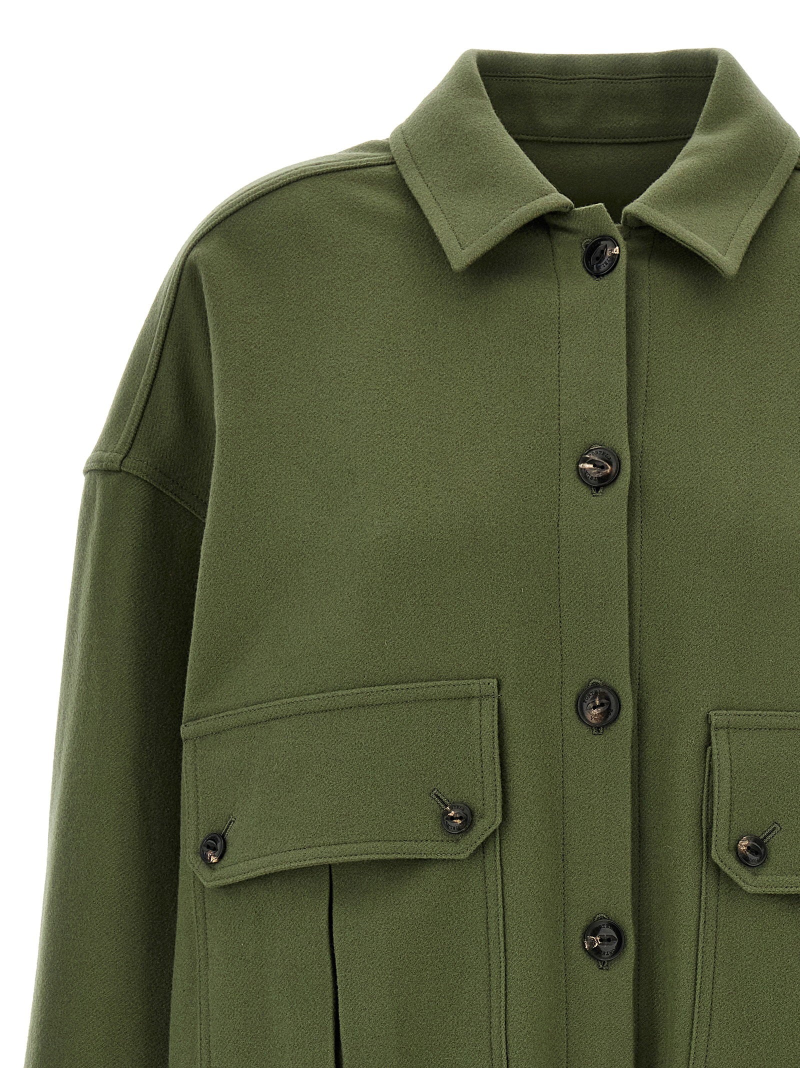Fortela Monika Overshirt – 100% virgin wool - view 3