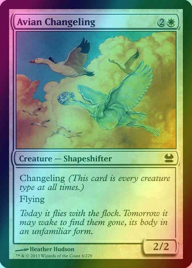 Avian changeling 6 – Magic Avian Changeling [6] [Modern Masters] [Foil]