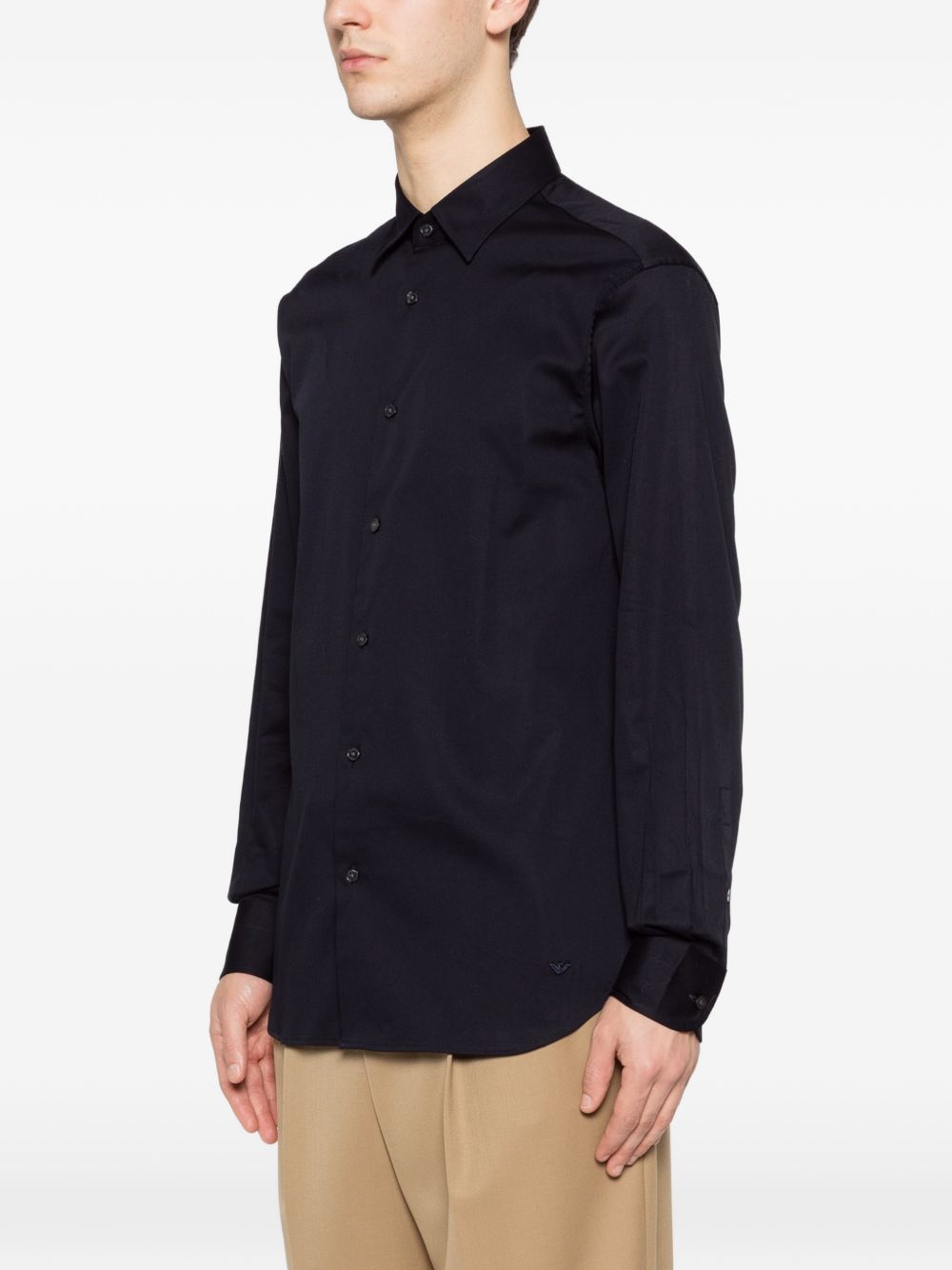 Emporio Armani Cotton shirt – 2% Elastane, 98% Cotton - view 2