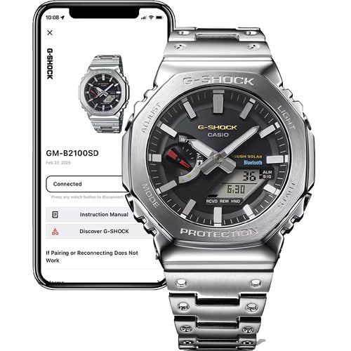 Casio G-Shock FULL METAL 2100 Series Black Dial Men 44.4mm G1714 GM-B2100SD-1C - view 3