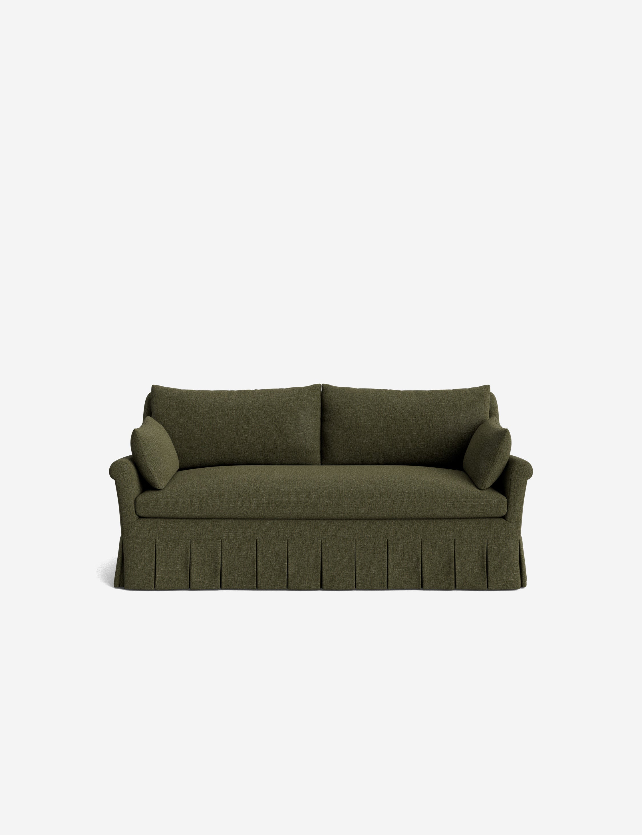 Lulu and Georgia Portola Rolled Arm Pleated Sofa - view 100