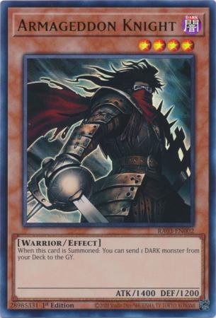 Yu-Gi-Oh! Armageddon Knight - RA03-EN002 - Ultra Rare - 1st Edition