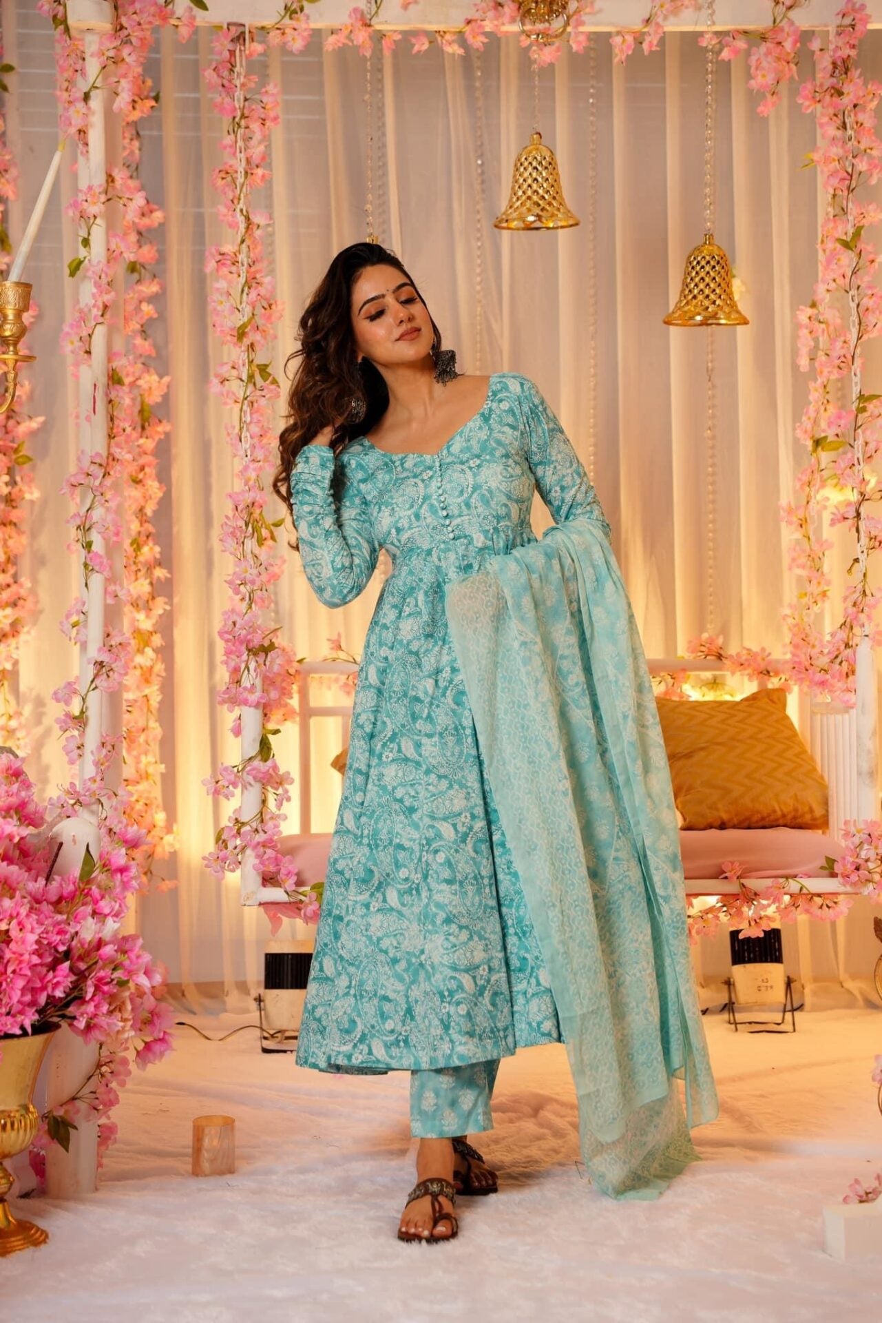 Idaho-o Mystbloom cotton suit set