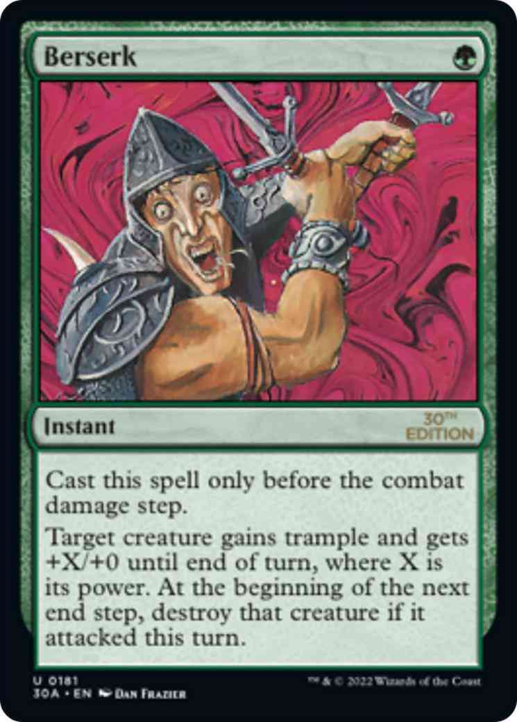 Berserk 181 30th – Magic Berserk [181] [30th Anniversary Edition] [Non-Foil]