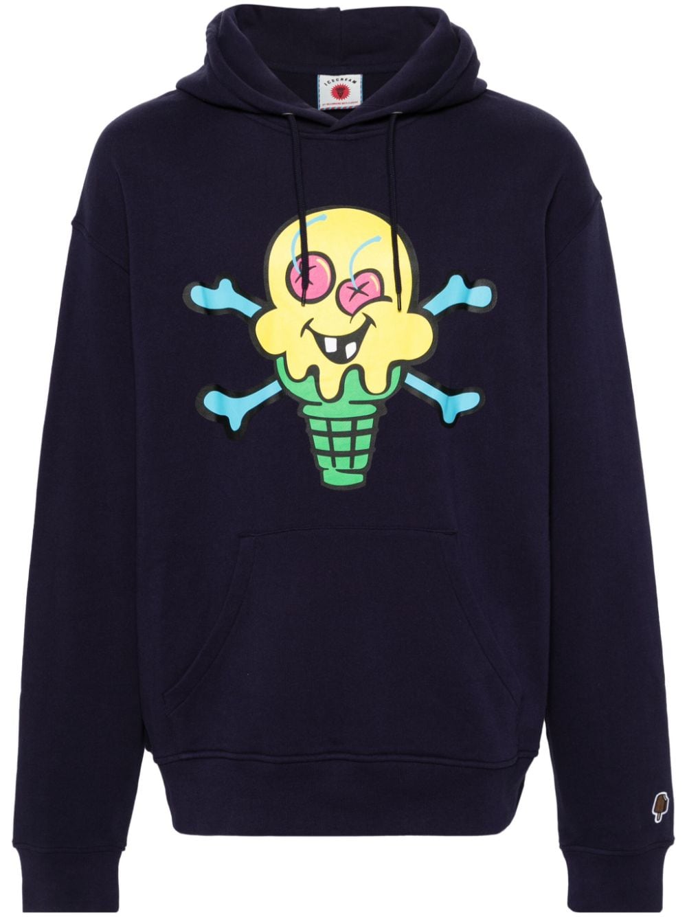 Cones bones printed – Icecream Cones&Bones printed hoodie – Cotton 100%