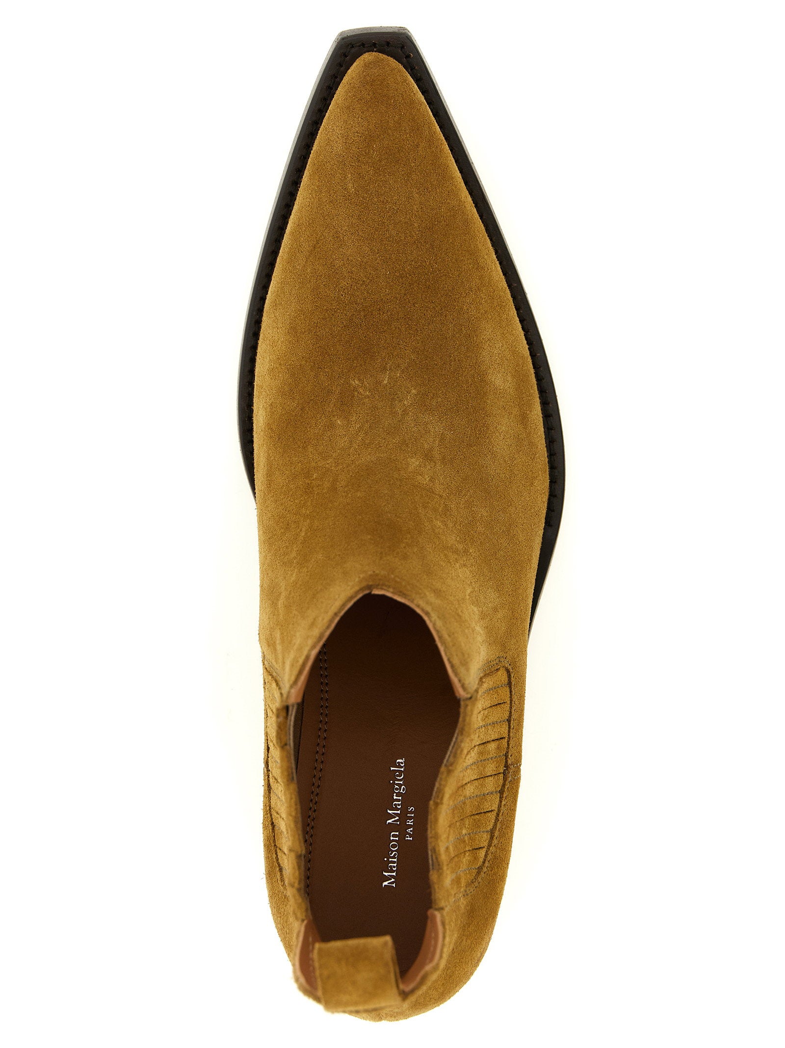 Maison Margiela Western Chelsea Heel-less Ankle Boots - view 4