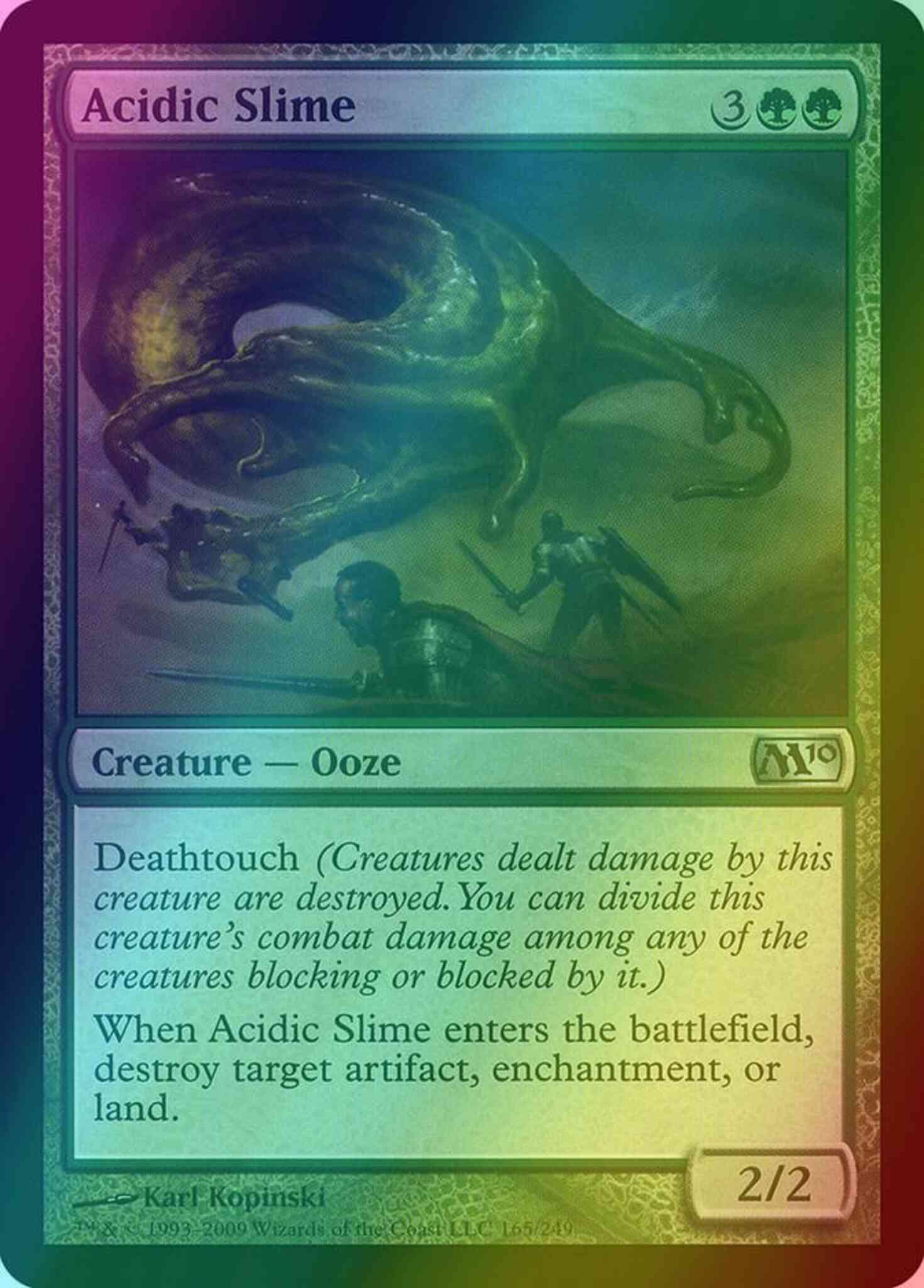 Slime 165 magic – Acidic Slime [165] [Magic 2010] [Foil]