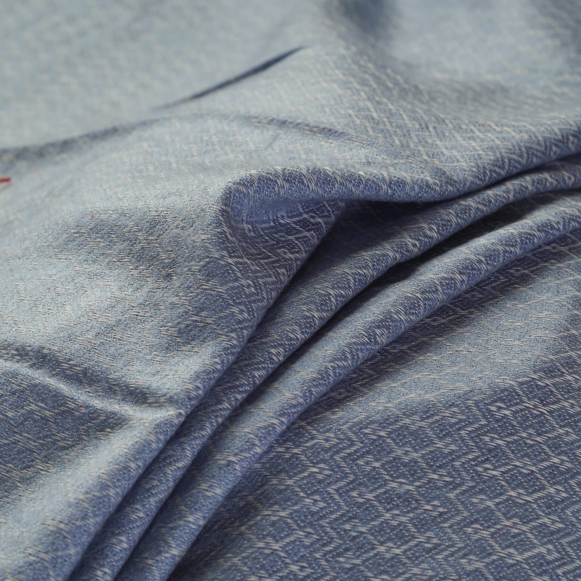 ITOKRI CRAFTS INITIATIVE Blue - Acrylic Fine Wool Fabric 39