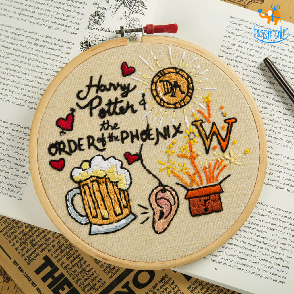 Hoop-Broideries Harry Potter Embroidery Hoop Art - view 29