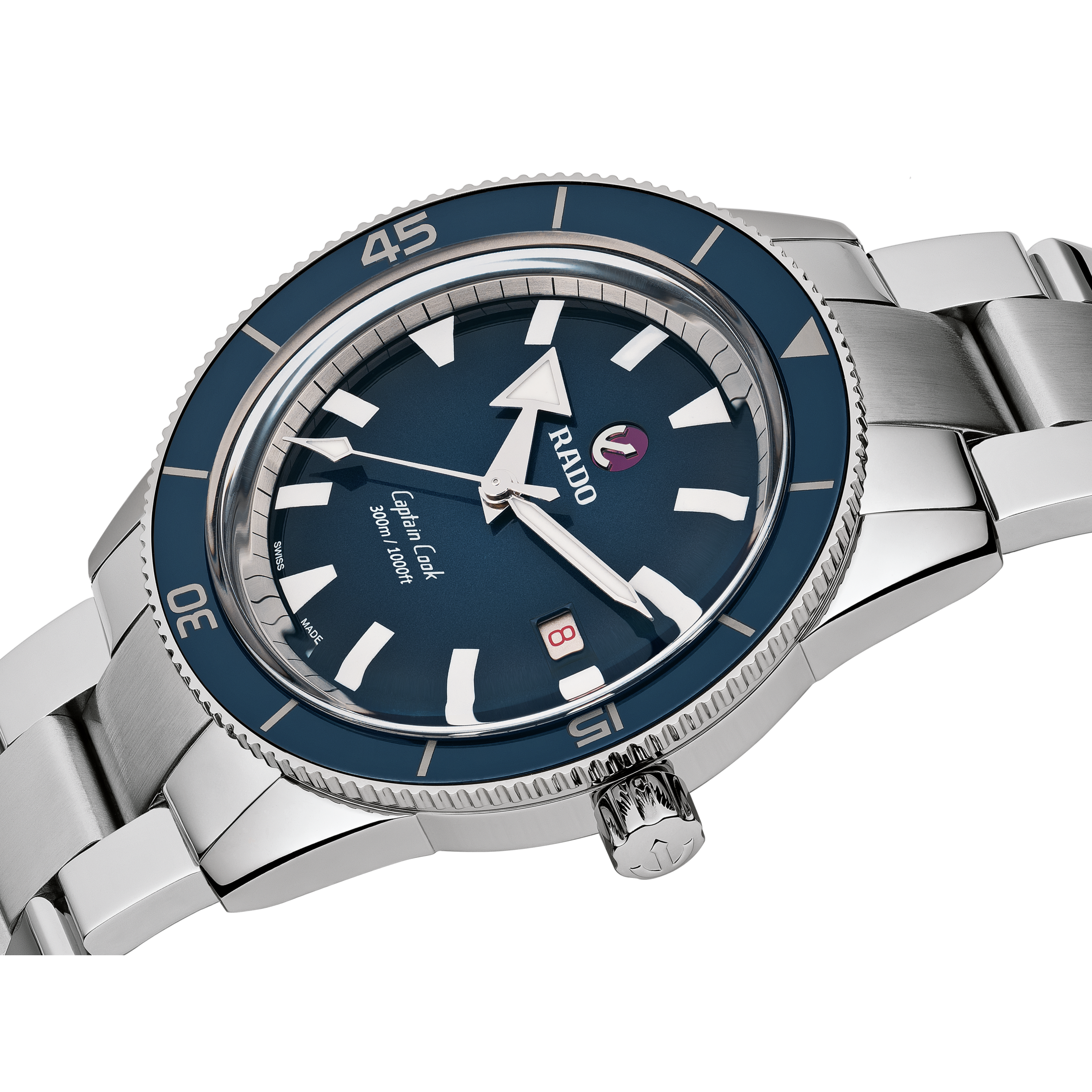Rado Captain Cook Blue Dial Men 42mm