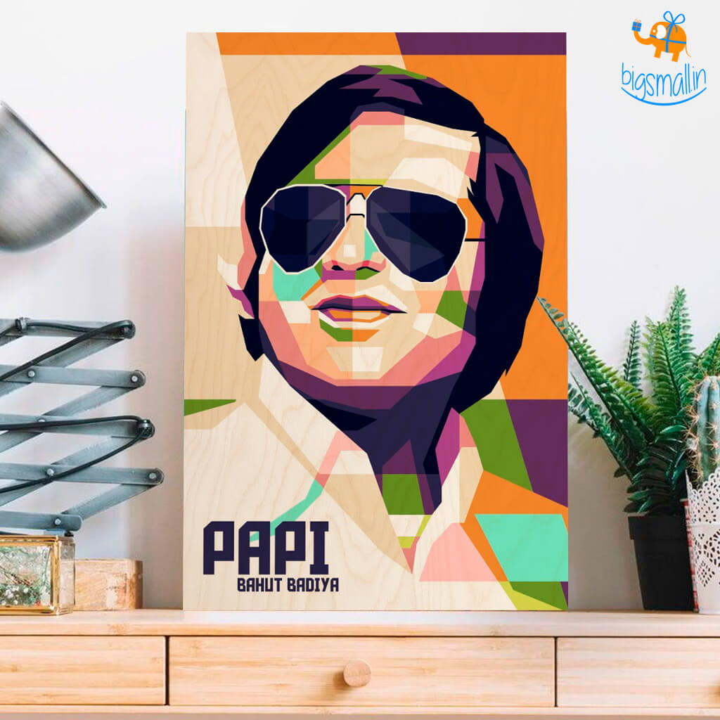 Chitra Chaya Personalized Pop Art Wooden Frame - view 13