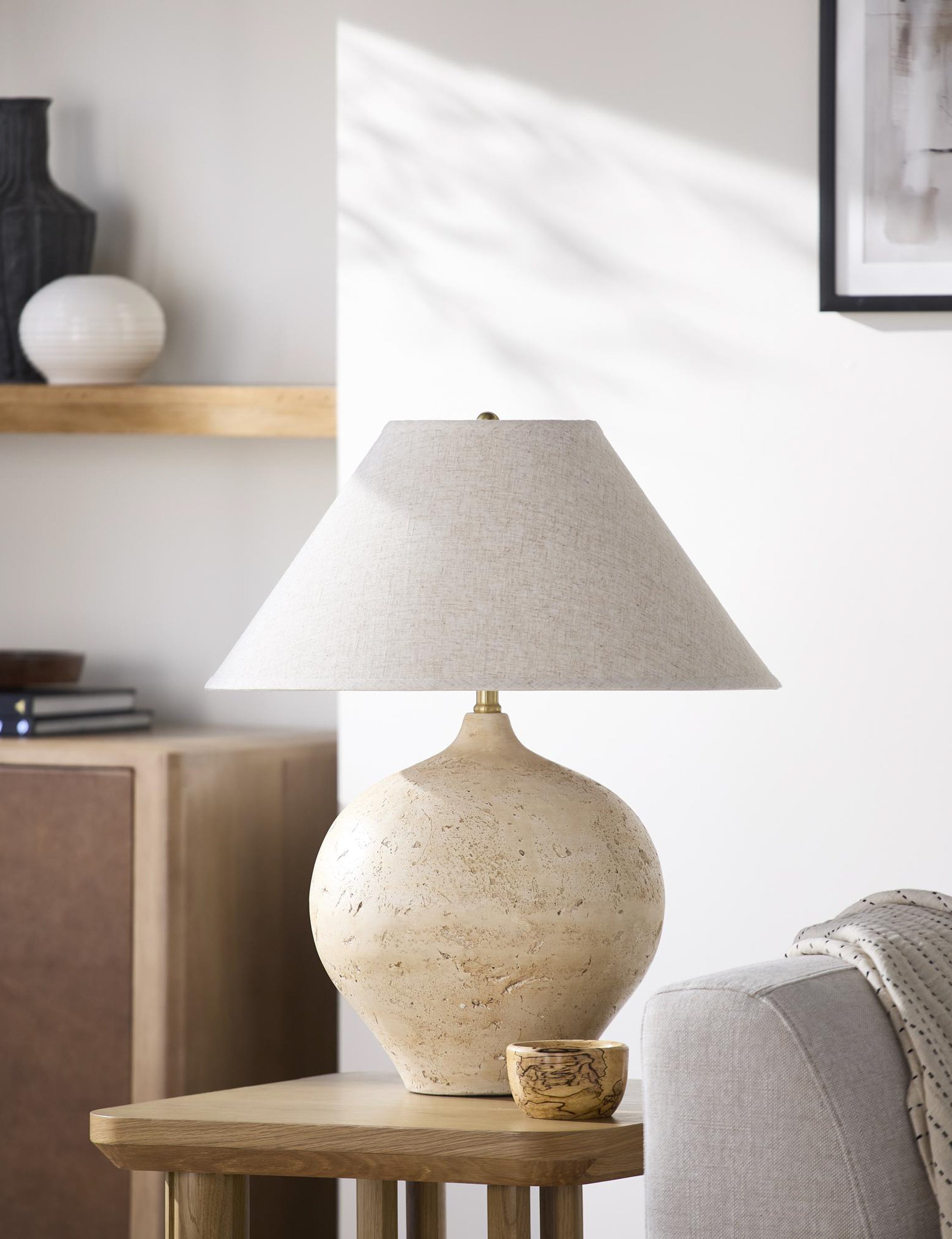 Lulu and Georgia Lemi Table Lamp – Natural - view 2