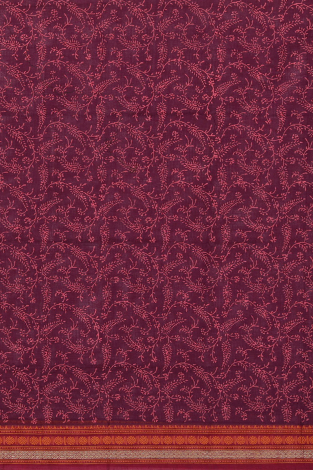 Kalanjali Ethnics Hand block printed cotton saree - view 4