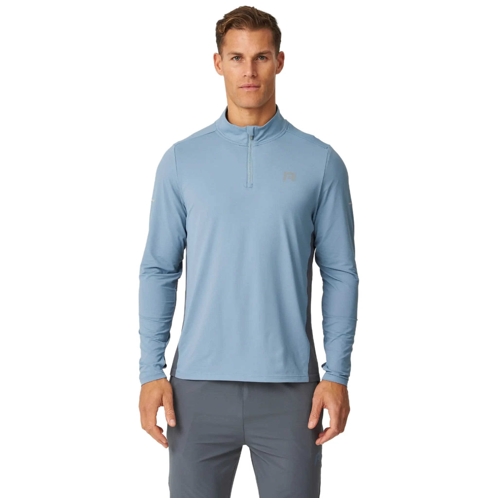 Reprimo Vortex Turbulence Dusky Blue L/S 1/4 Zip