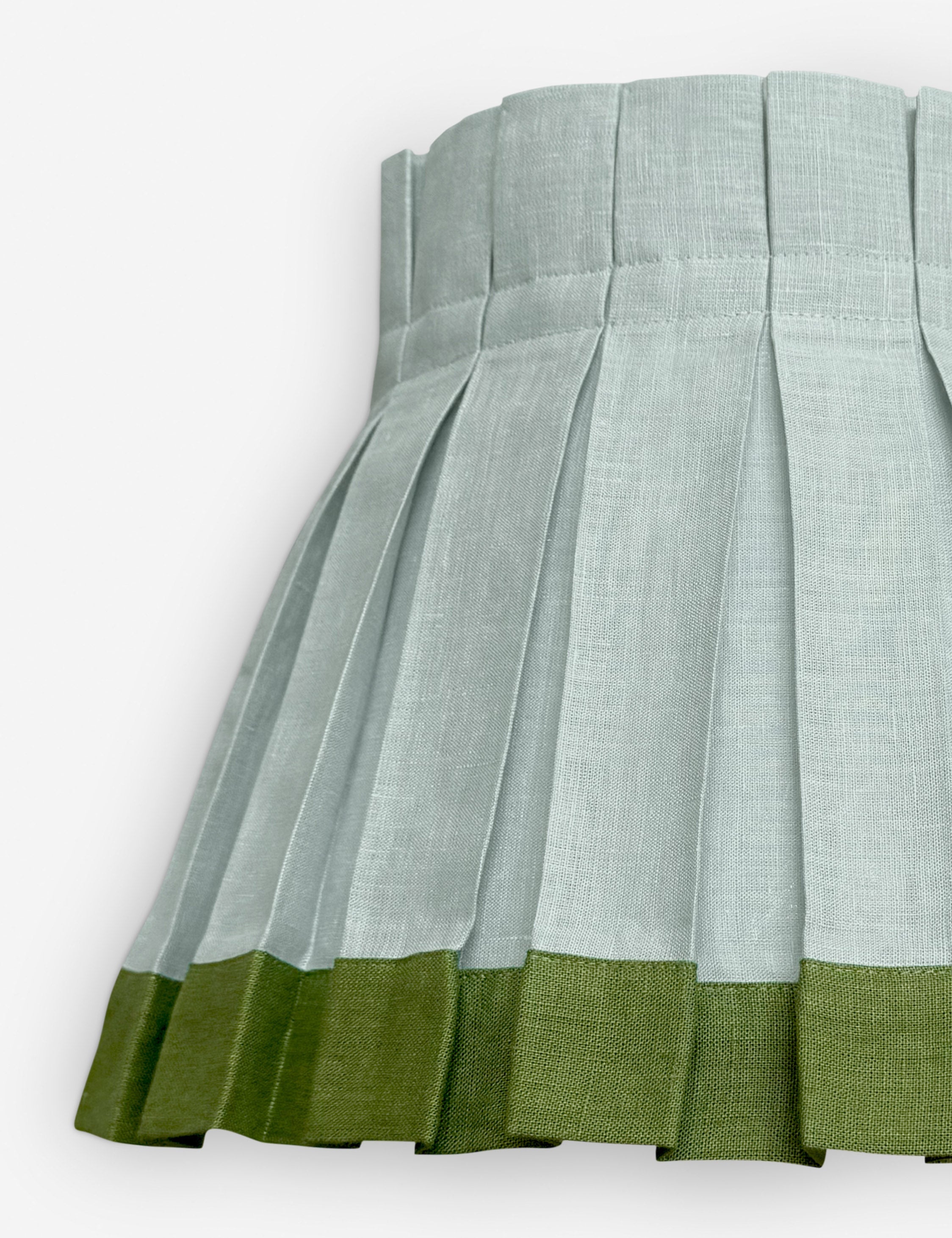Lulu and Georgia Color Block Classic Box Pleat Lampshade by Cielle Home - view 17