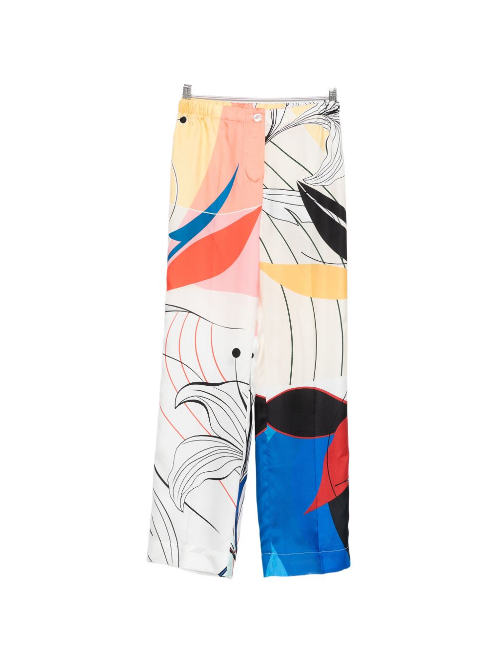 F.R.S . Printed silk trousers – Silk 100%