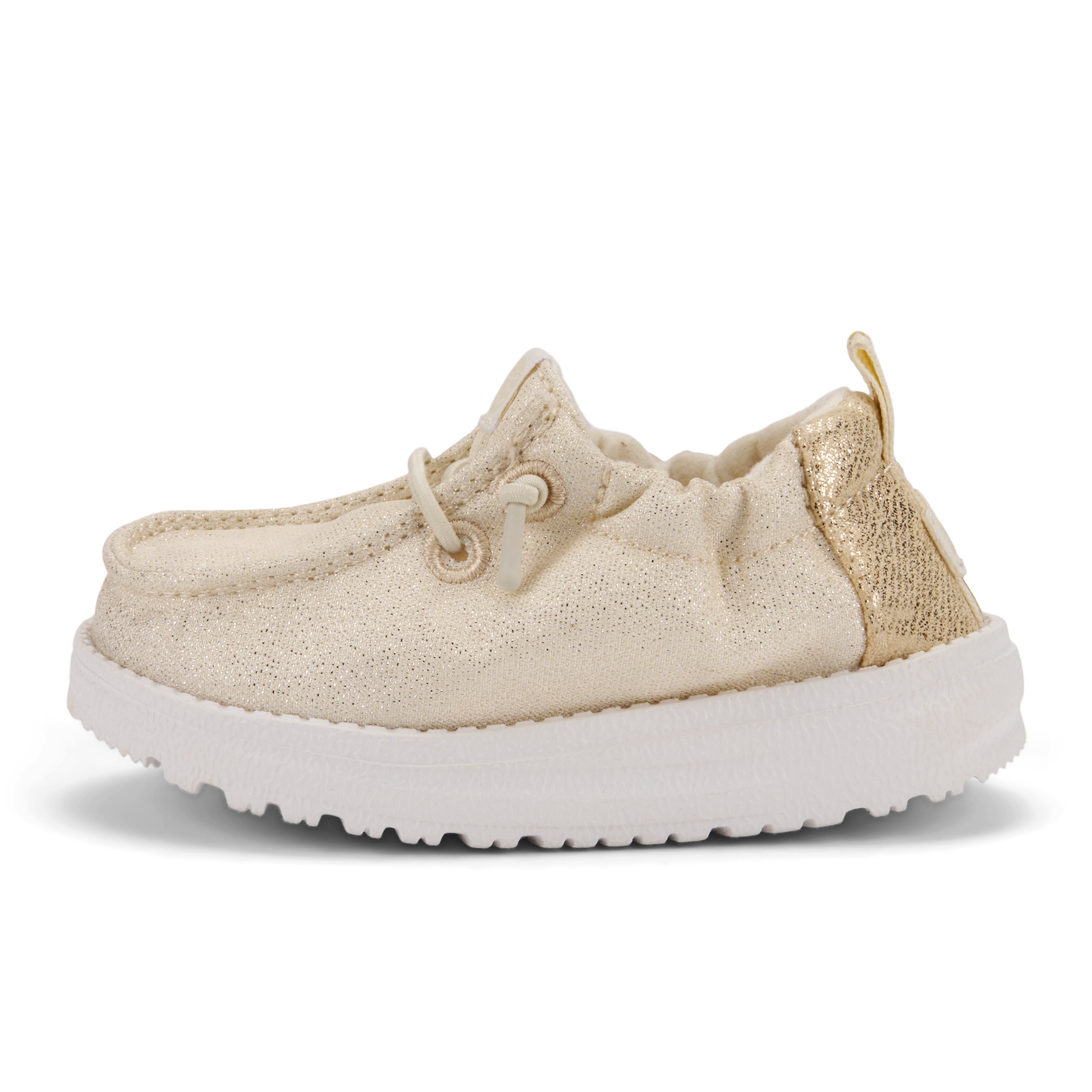 HEYDUDE shoes LILDUDE Infant Slip On Novelty - Champagne Glitter