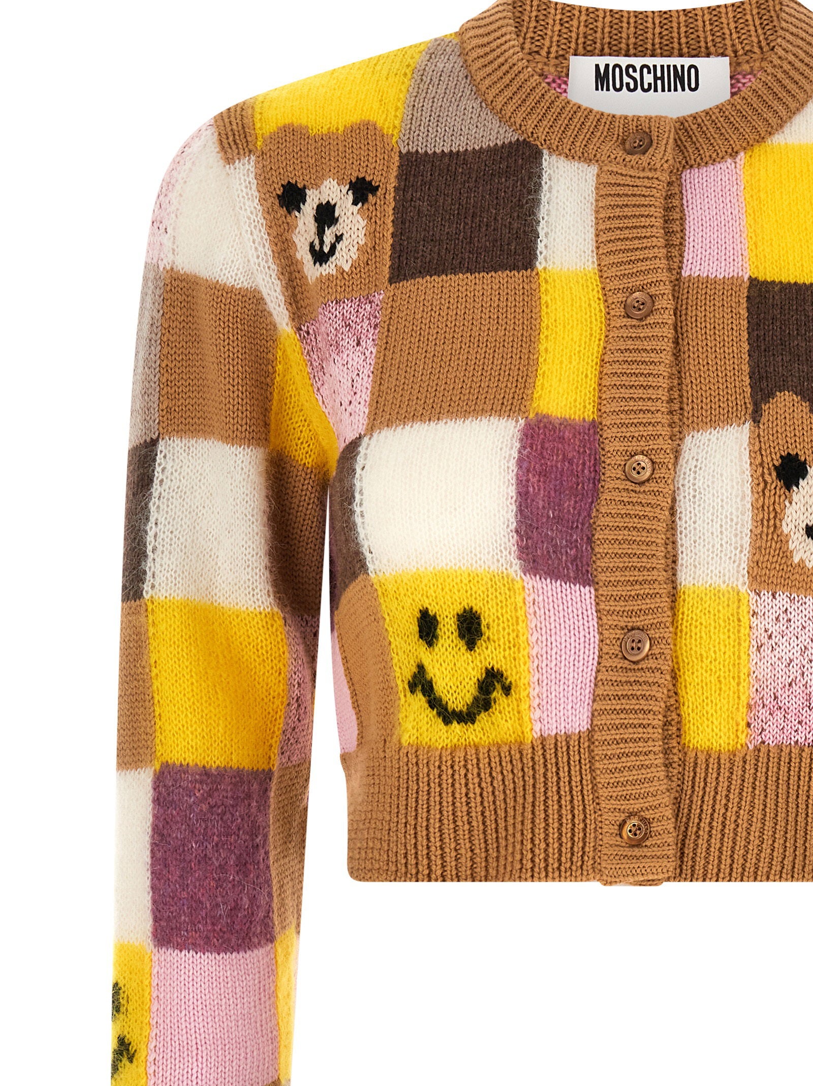 Smiley® E Moschino Teddy Bear Cardigan - view 3