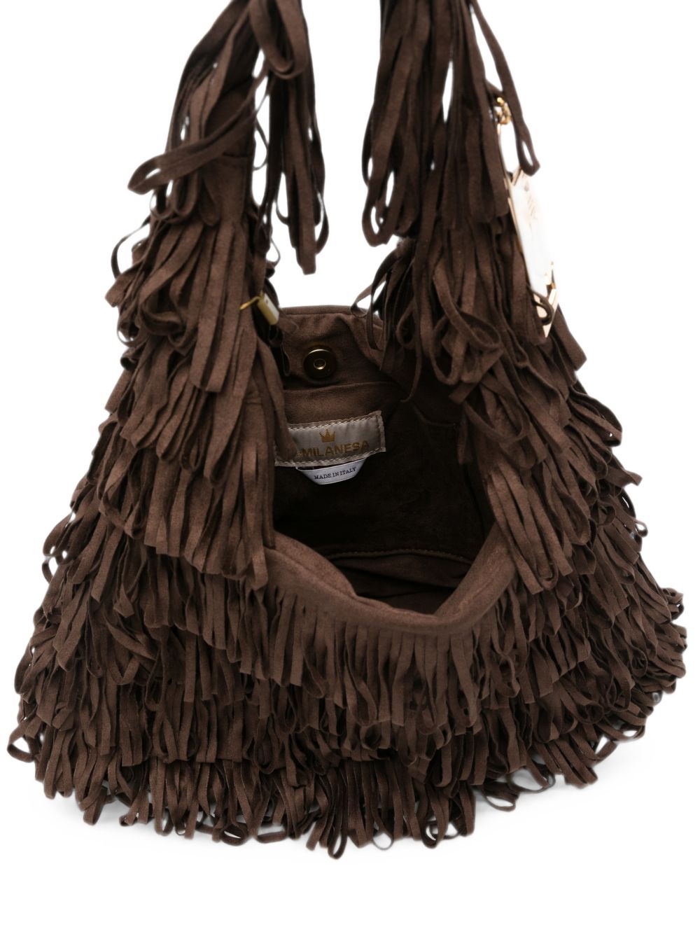 La Milanesa Capuci Fringed Bag - view 3