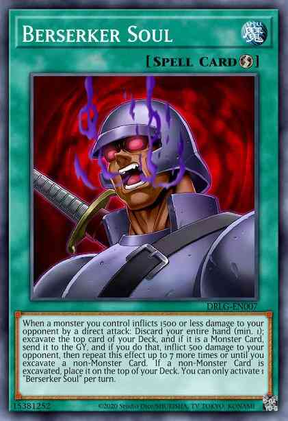 Yu-Gi-Oh! Berserker Soul - DRLG-EN007 - Secret Rare - Unlimited