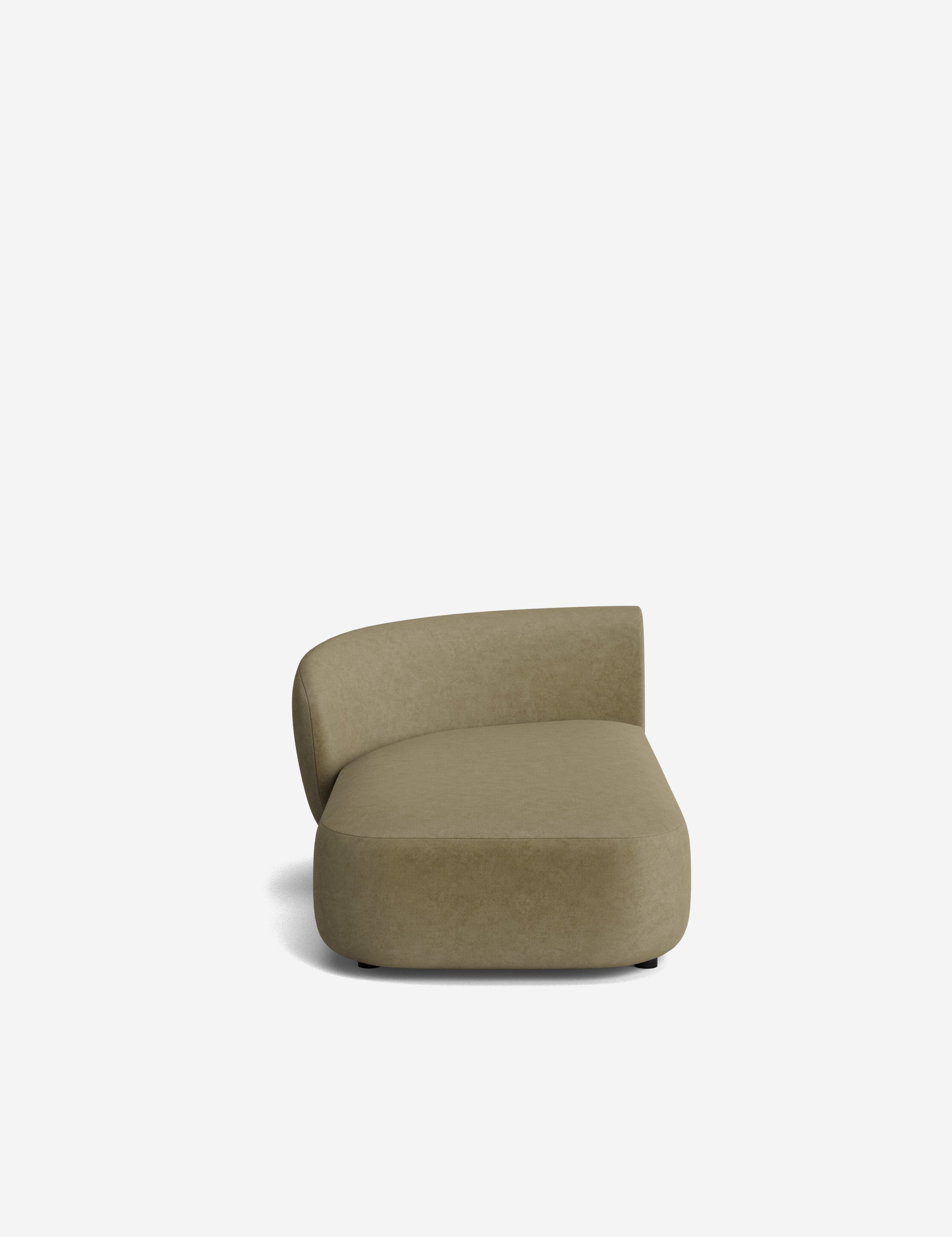 Lulu and Georgia Claret Modular Left Chaise - view 62