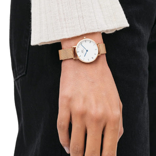 Daniel Wellington Petite Roman Numerals Melrose White Dial Women 28mm DW00100681 - view 2