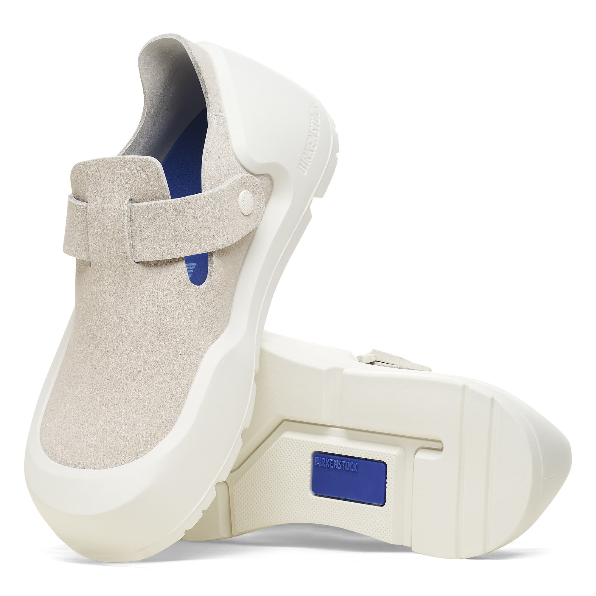Birkenstock Reykjavik Nubuck Leather – White White/Antique White