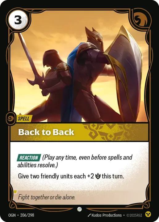 Riftbound Back to Back - 206/298 [Origins] [Non-Foil]