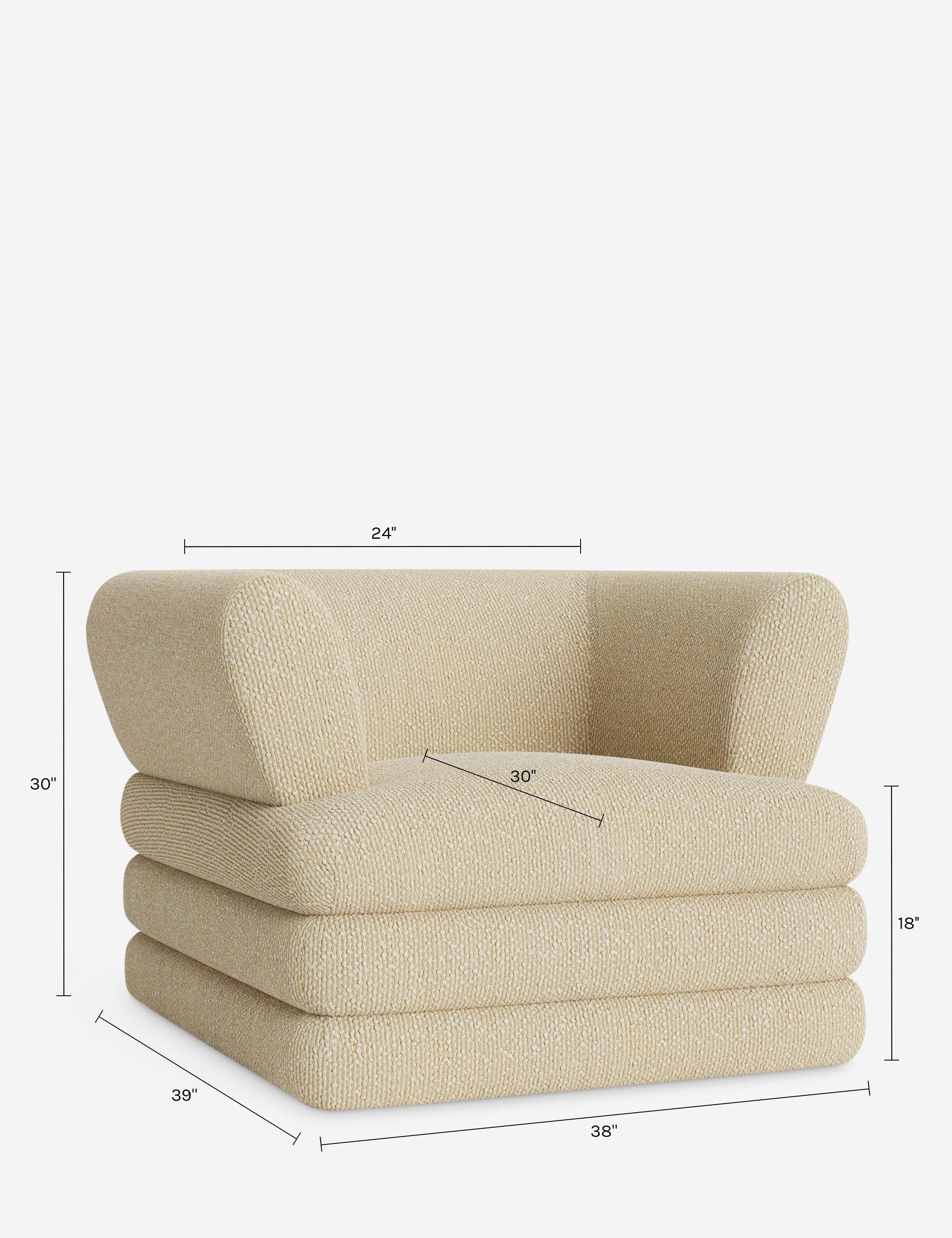 Lulu and Georgia Babs Accent Chair by Sarah Sherman Samuel - view 40