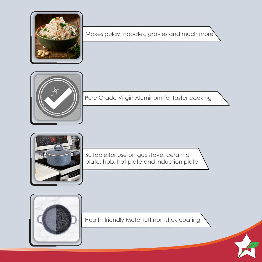 Wonderchef Renewed Granite Die-Cast Non-stick - view 4