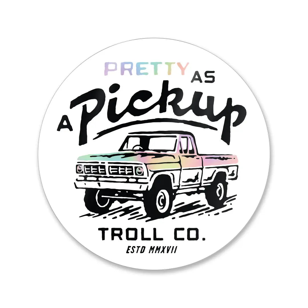 Radial Pretty As A Pickup Sticker