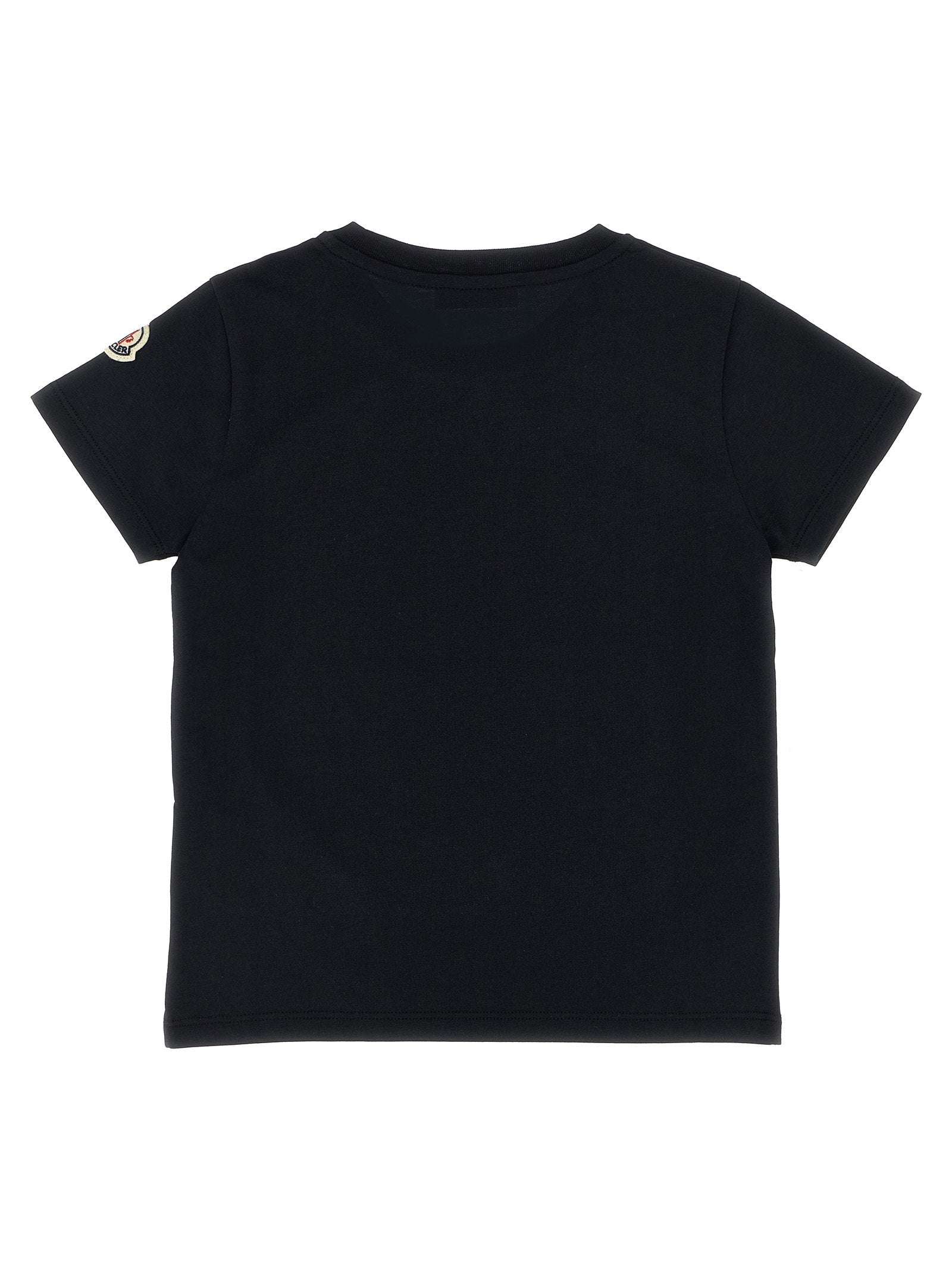Moncler Enfant Sequins Logo T-shirt – 100% cotton - view 2