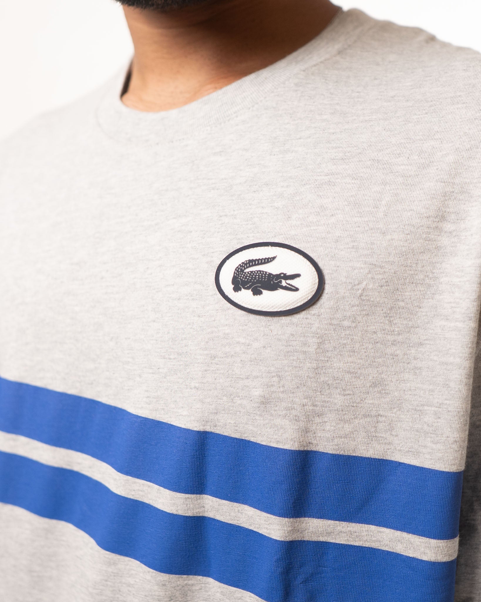 Lacoste Grey Crewneck Tshirt - view 4