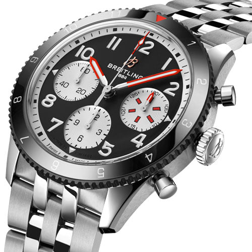 Breitling Classic Avi Chronograph Mosquito Black Dial Men 42mm - view 2