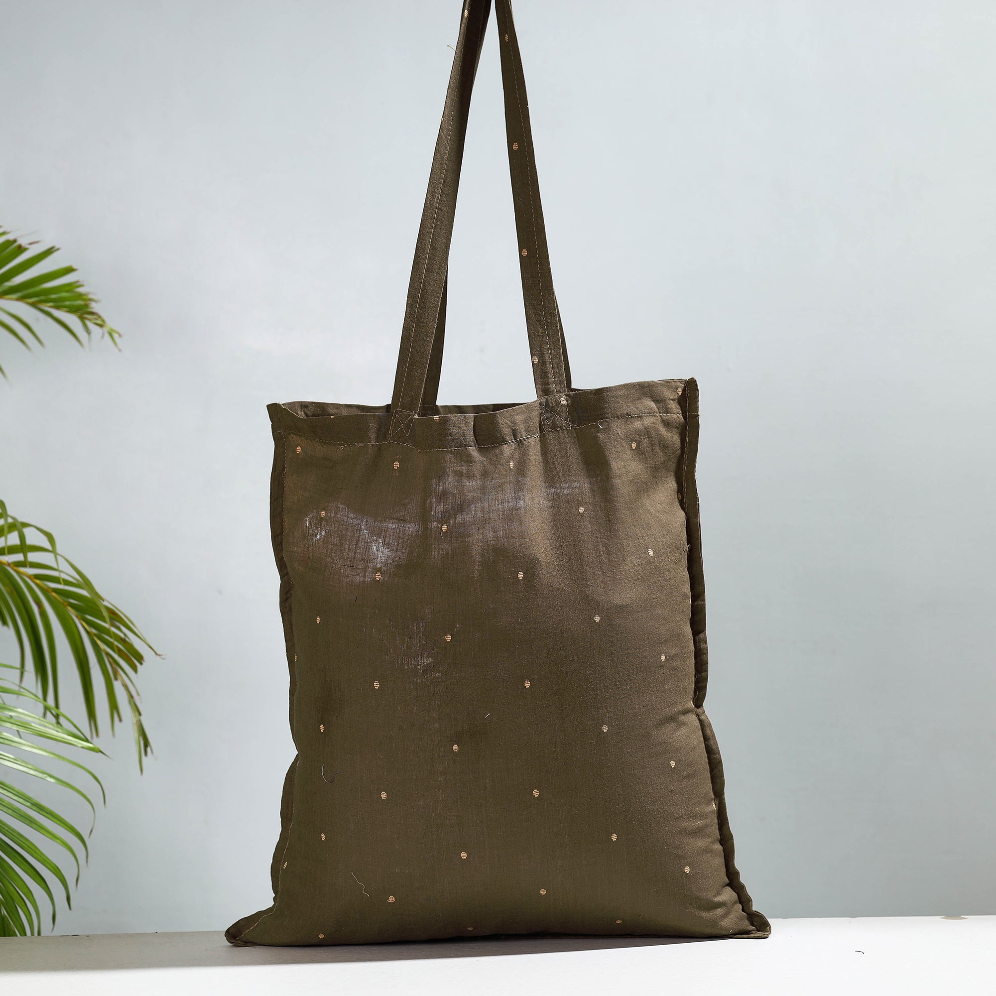NOORI BAZAR Brown - Jacquard Cotton Jhola Bag