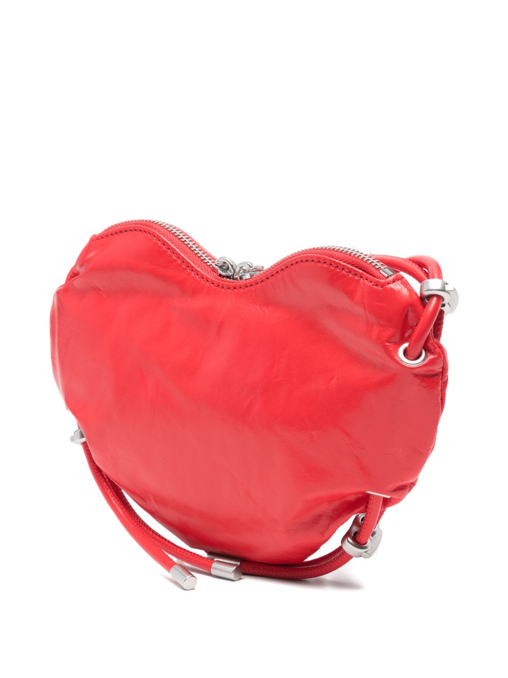 Diesel Scrunch-D Heart shoulder bag – Calf Leather 100% - view 2