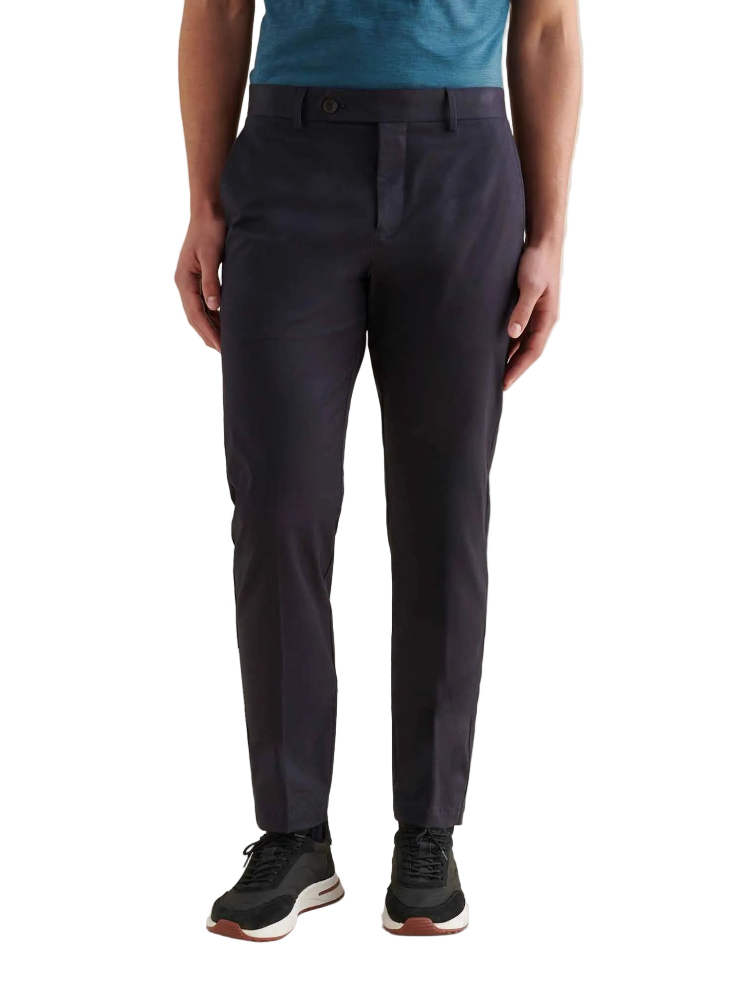 Peckham Rye Stretch Dark Sapphire Navy Cotton Trouser
