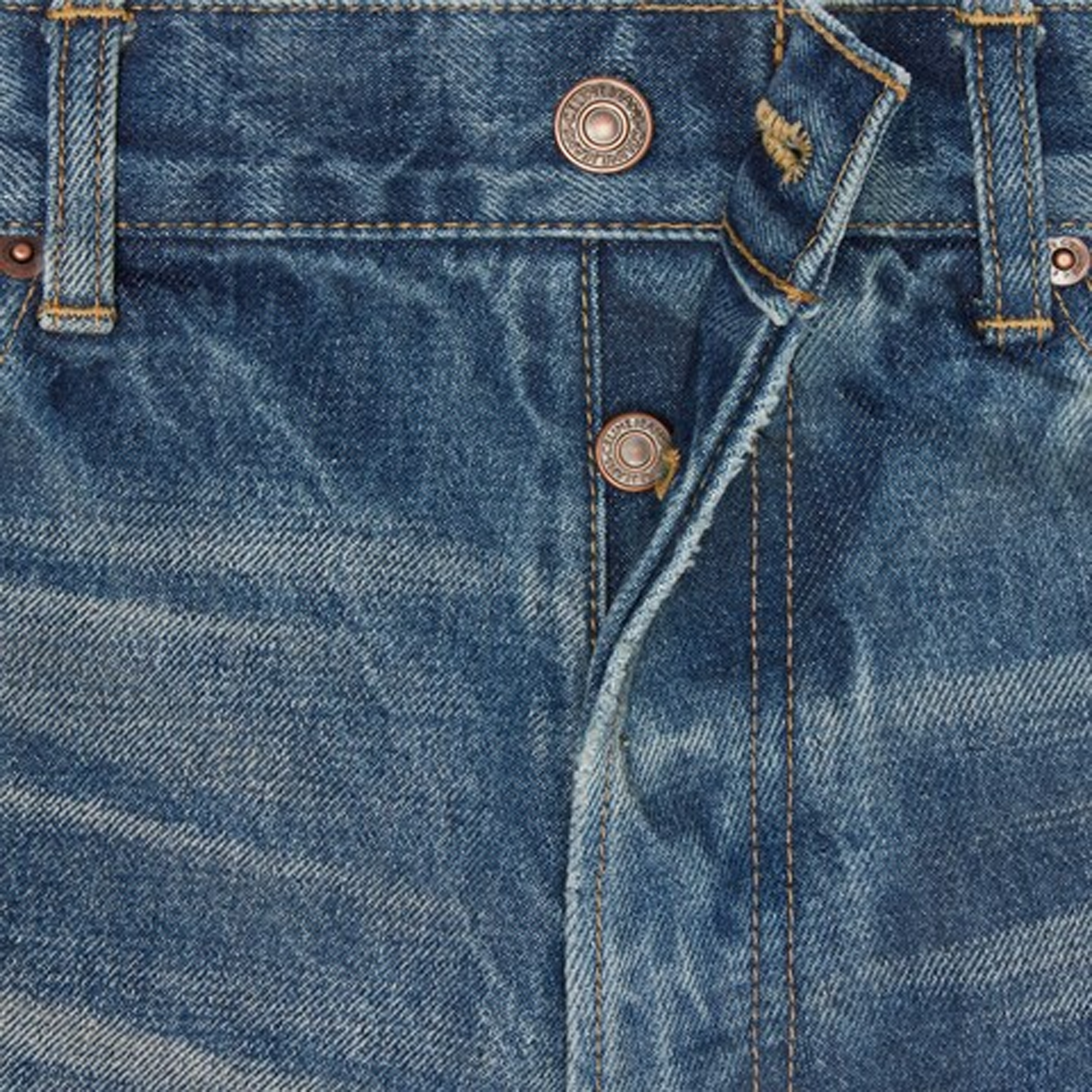 Celine Wesley Shorts in Union Wash Denim - view 2
